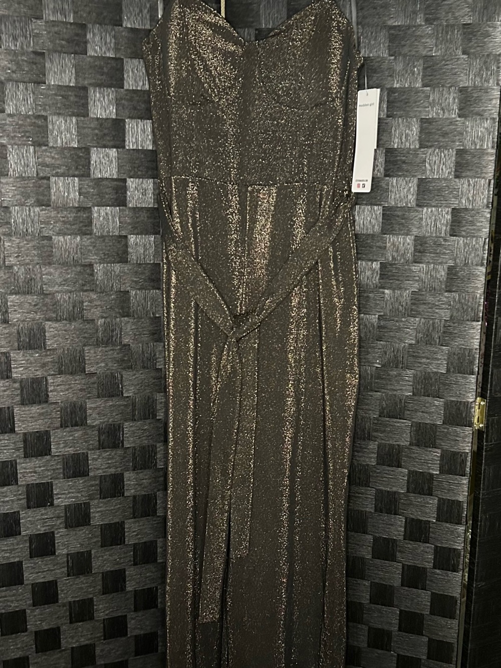 Kohl's Black and Gold Shimmer Dress